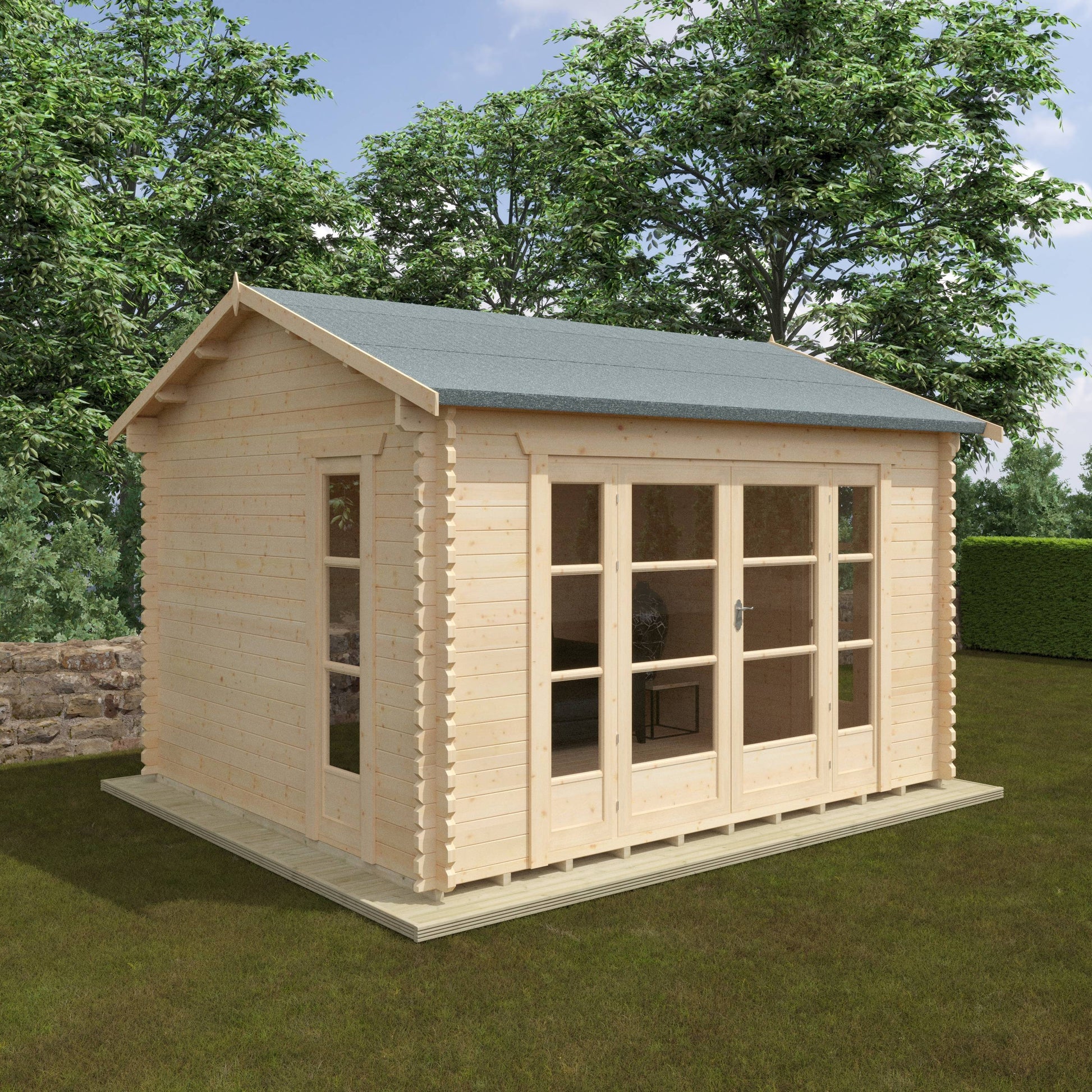The Bamber 44mm - Log Cabins - Plymouth Sheds