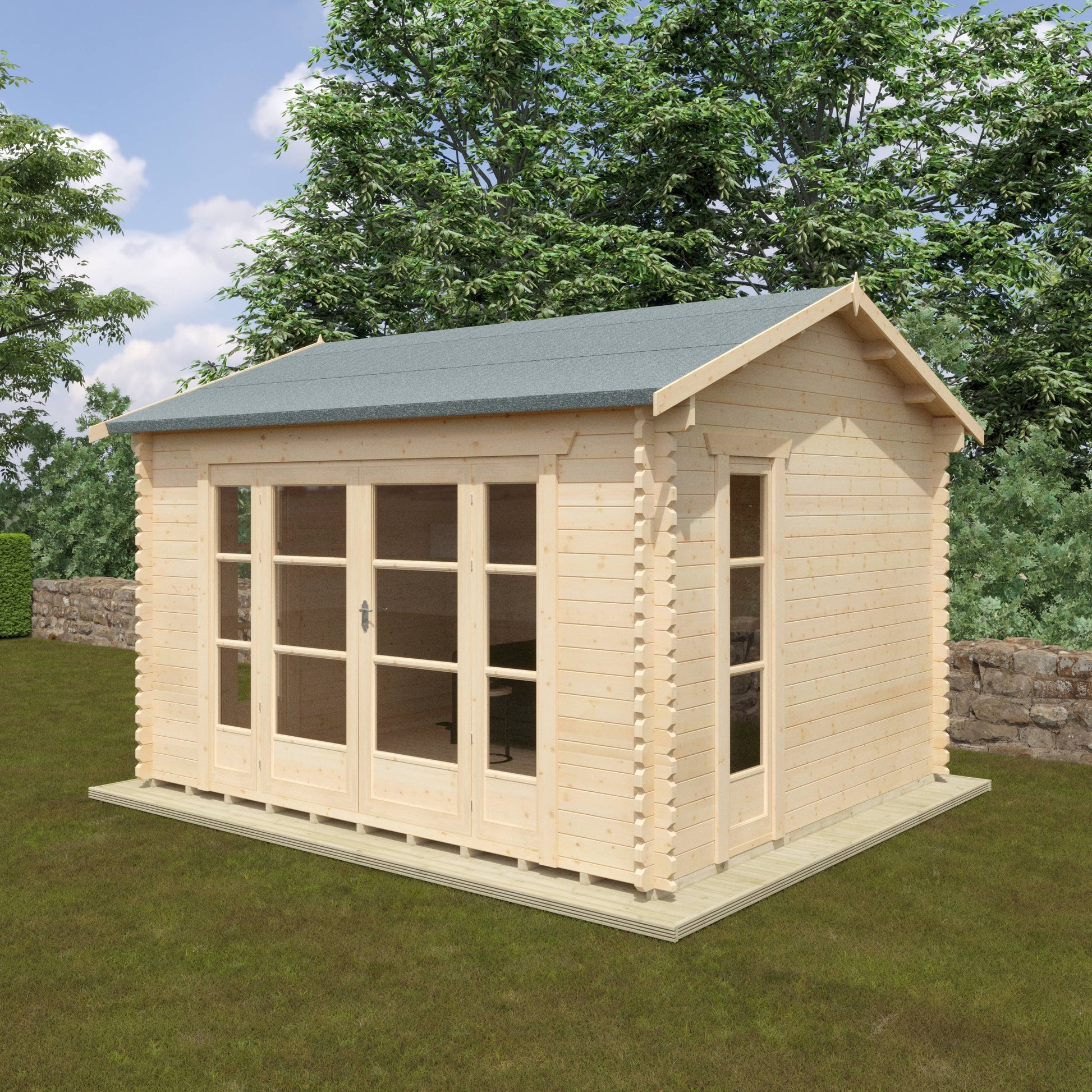 The Bamber 44mm - Log Cabins - Plymouth Sheds