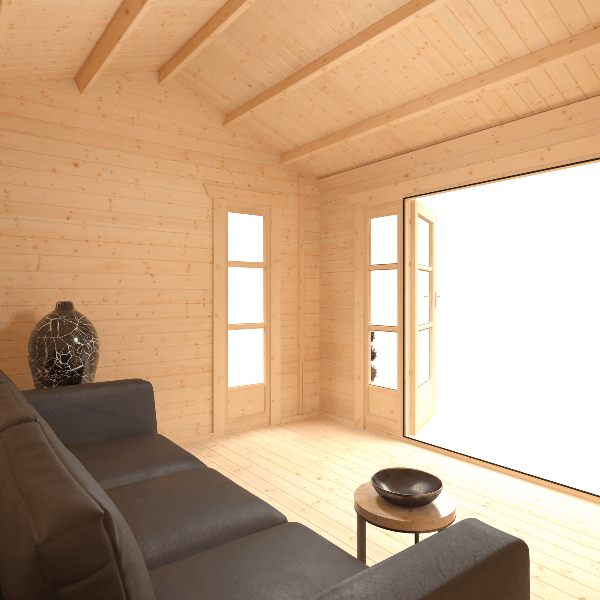The Bamber 44mm - Log Cabins - Plymouth Sheds