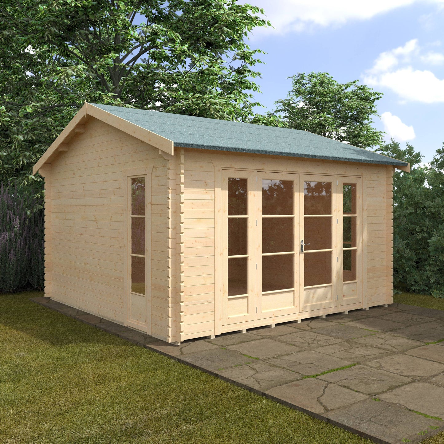 The Bamber 44mm - Log Cabins - Plymouth Sheds
