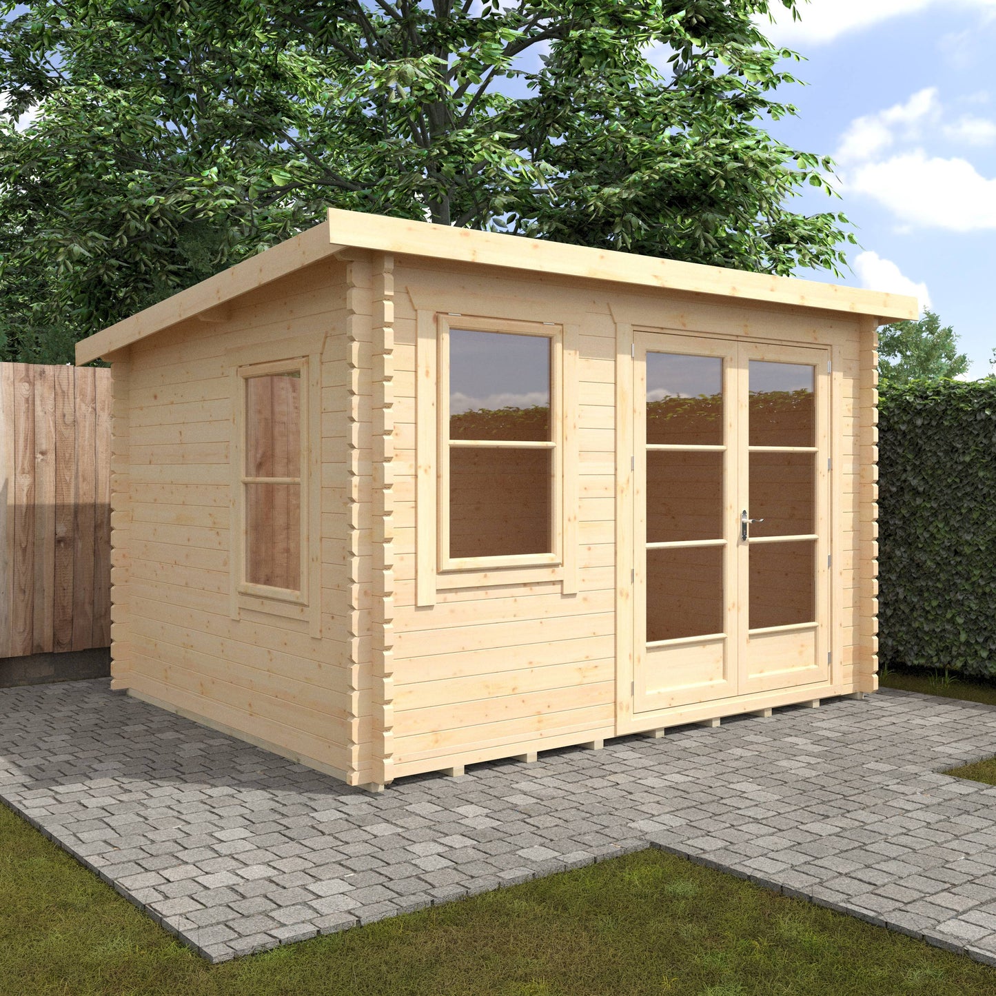 The Belton 44mm - Log Cabins - Plymouth Sheds