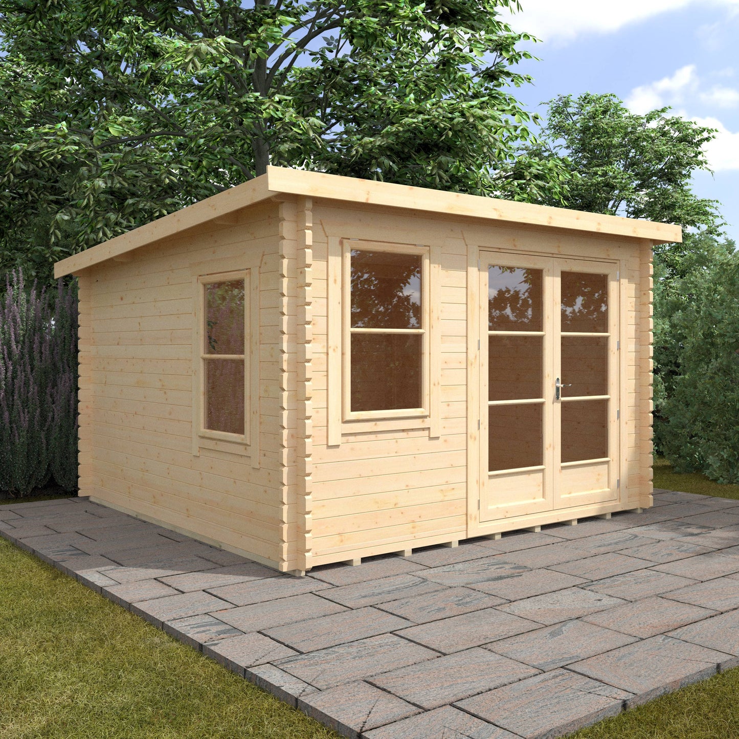 The Belton 44mm - Log Cabins - Plymouth Sheds