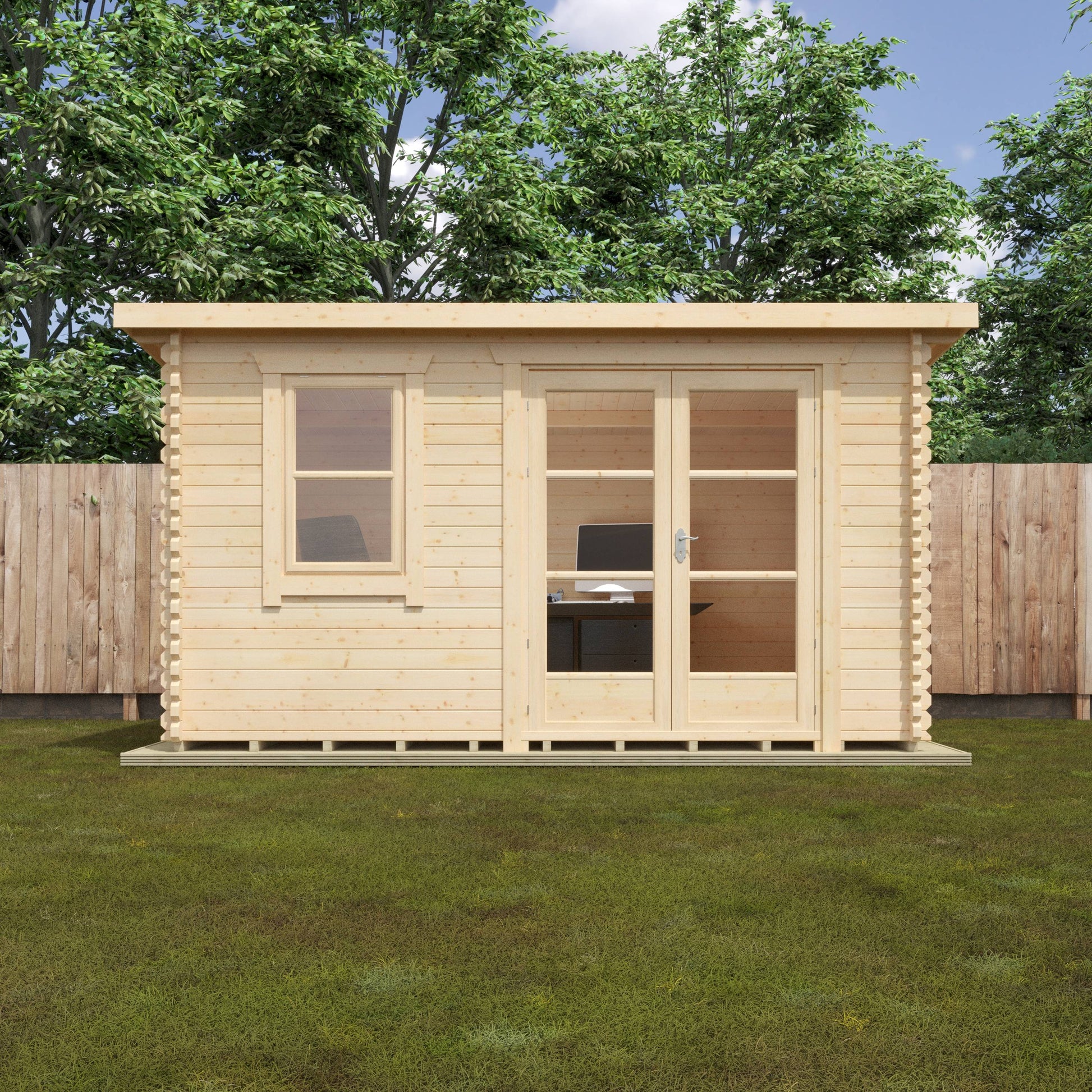 The Belton 44mm - Log Cabins - Plymouth Sheds