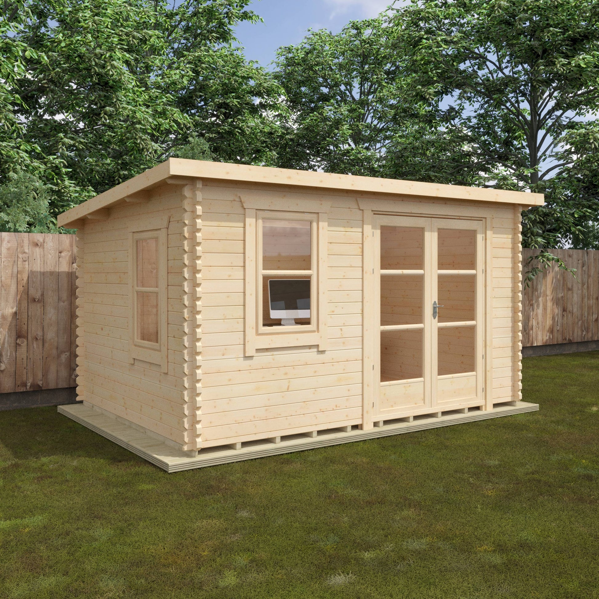 The Belton 44mm - Log Cabins - Plymouth Sheds