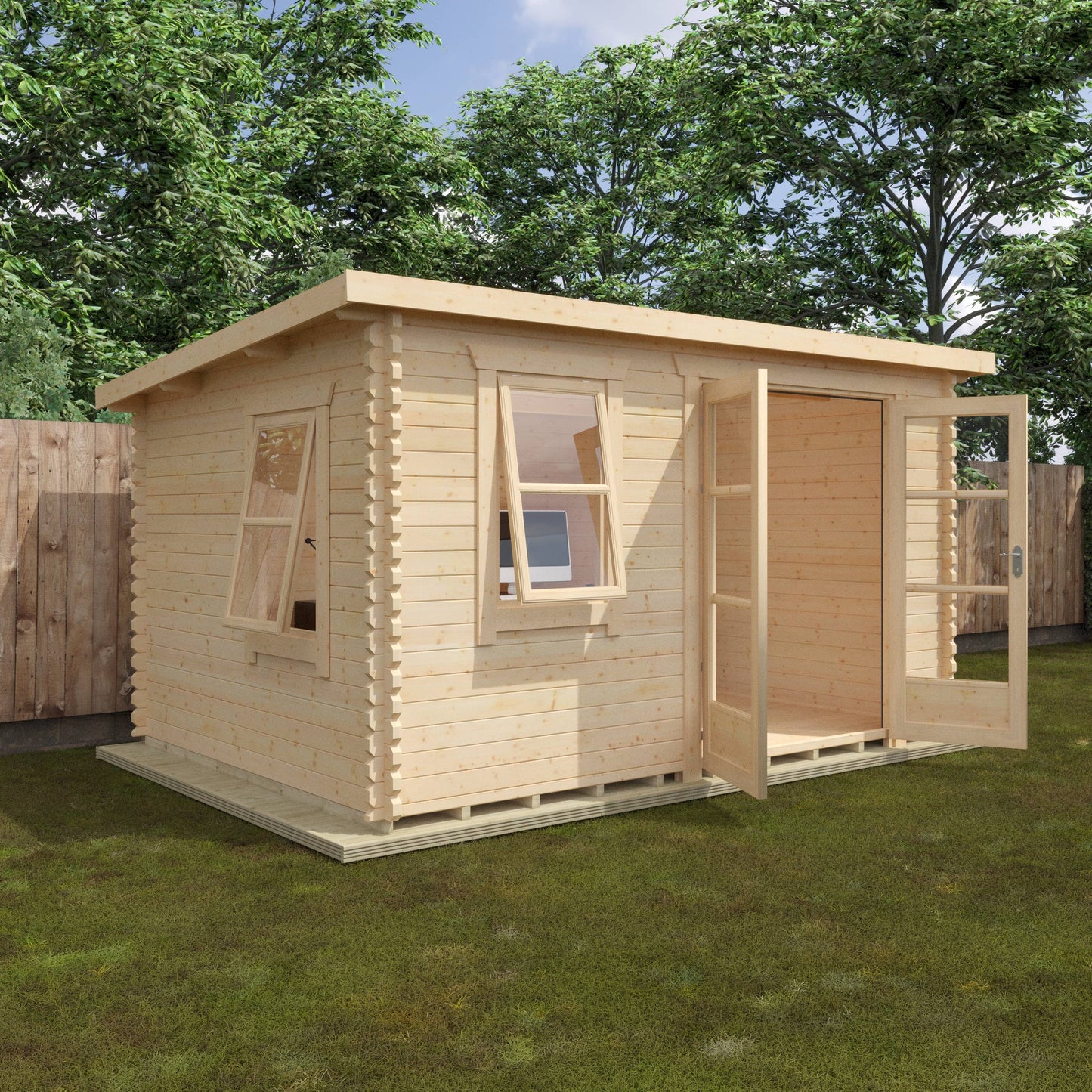 The Belton 44mm - Log Cabins - Plymouth Sheds