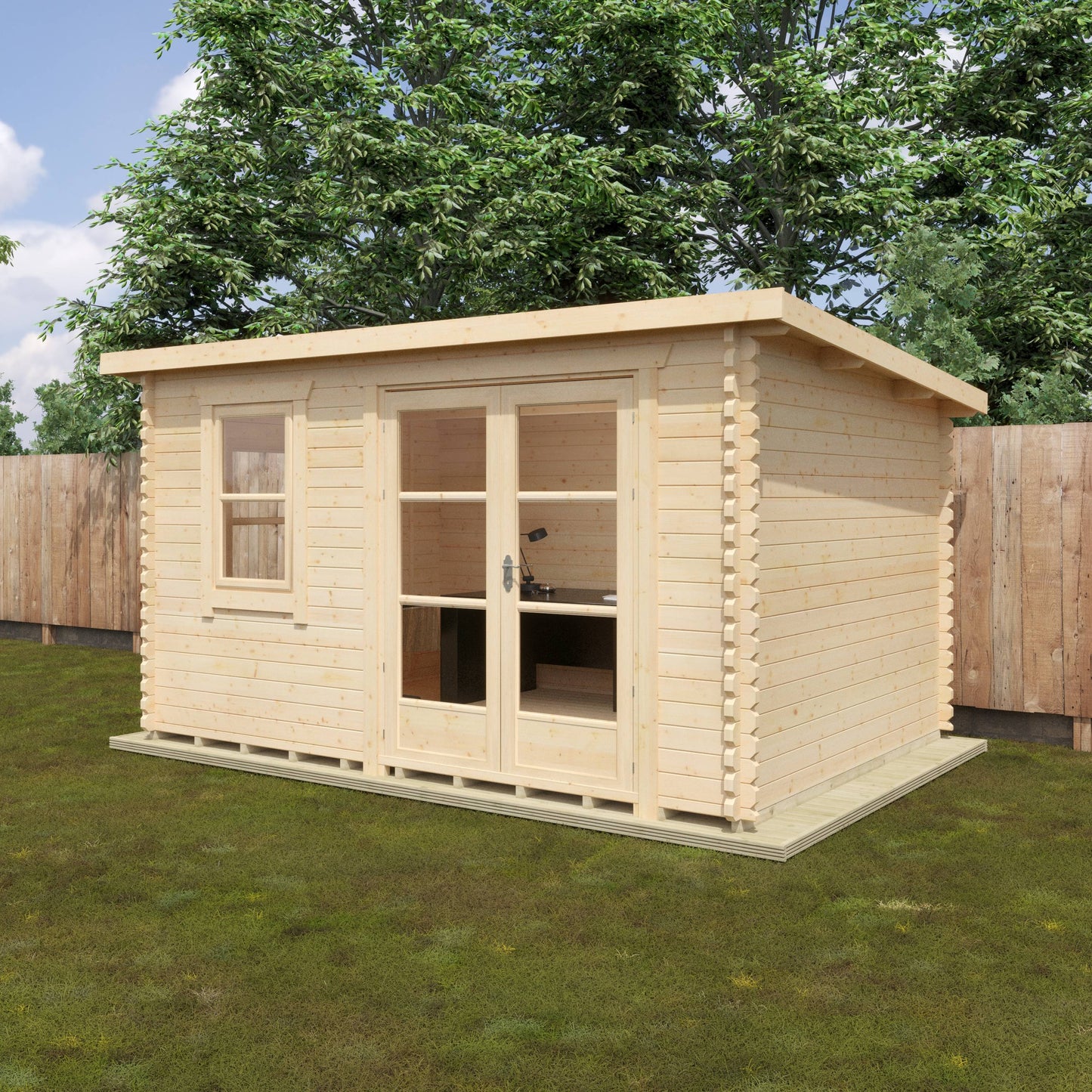 The Belton 44mm - Log Cabins - Plymouth Sheds