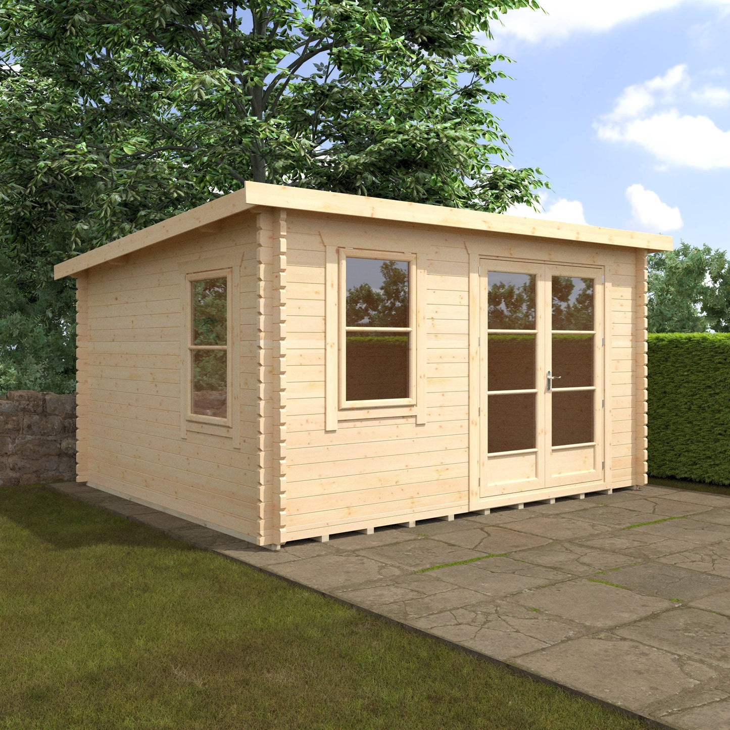 The Belton 44mm - Log Cabins - Plymouth Sheds