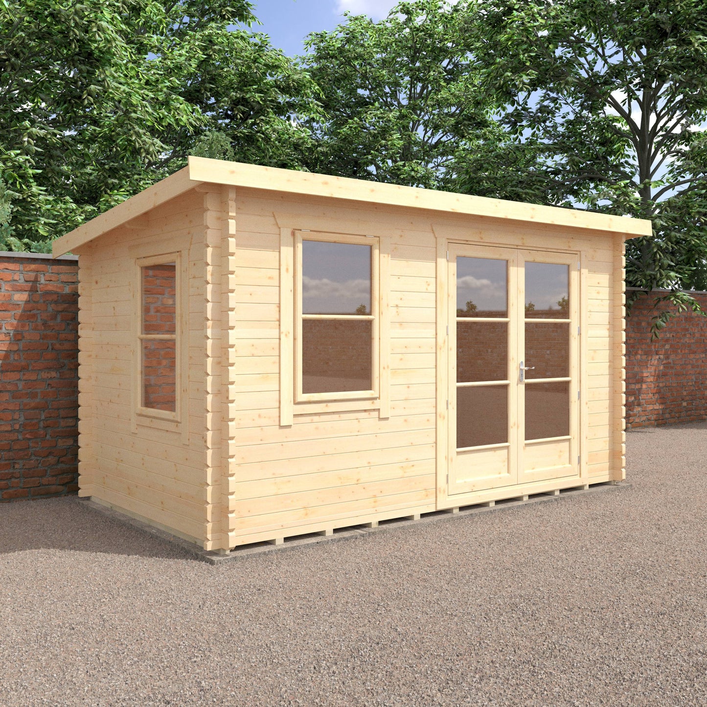 The Belton 44mm - Log Cabins - Plymouth Sheds