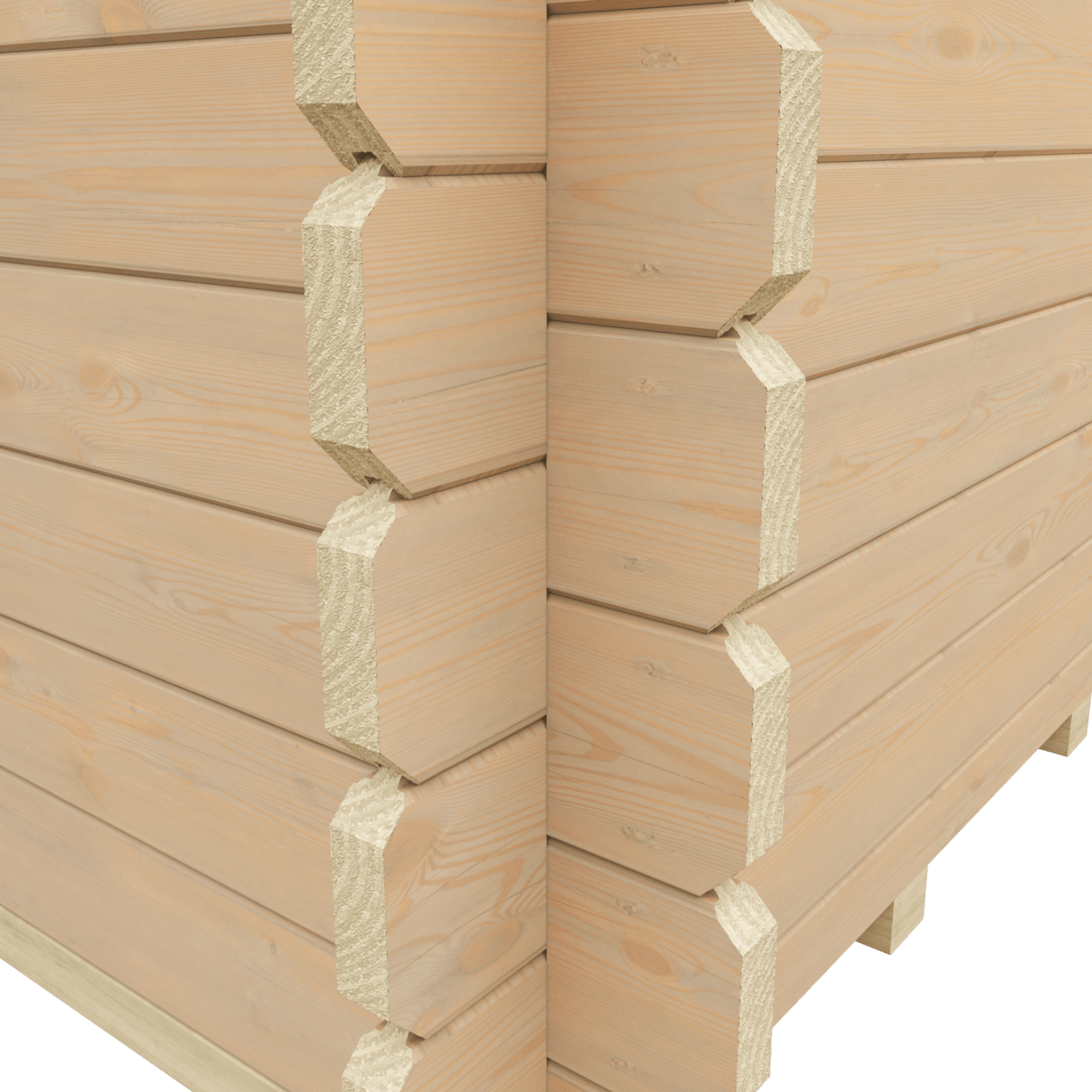 The Log Cabin Planter 28mm