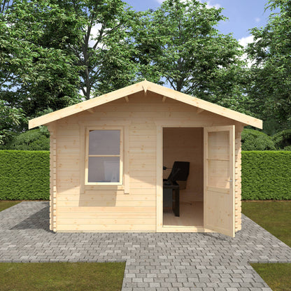 The Carrington 28mm/44mm - Log Cabins - Plymouth Sheds
