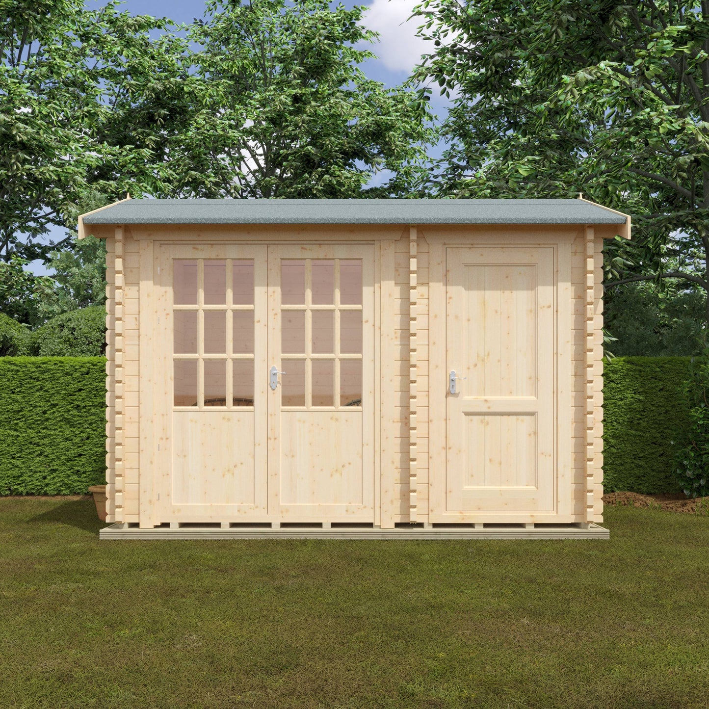 The Chatsworth 44mm - Log Cabins - Plymouth Sheds