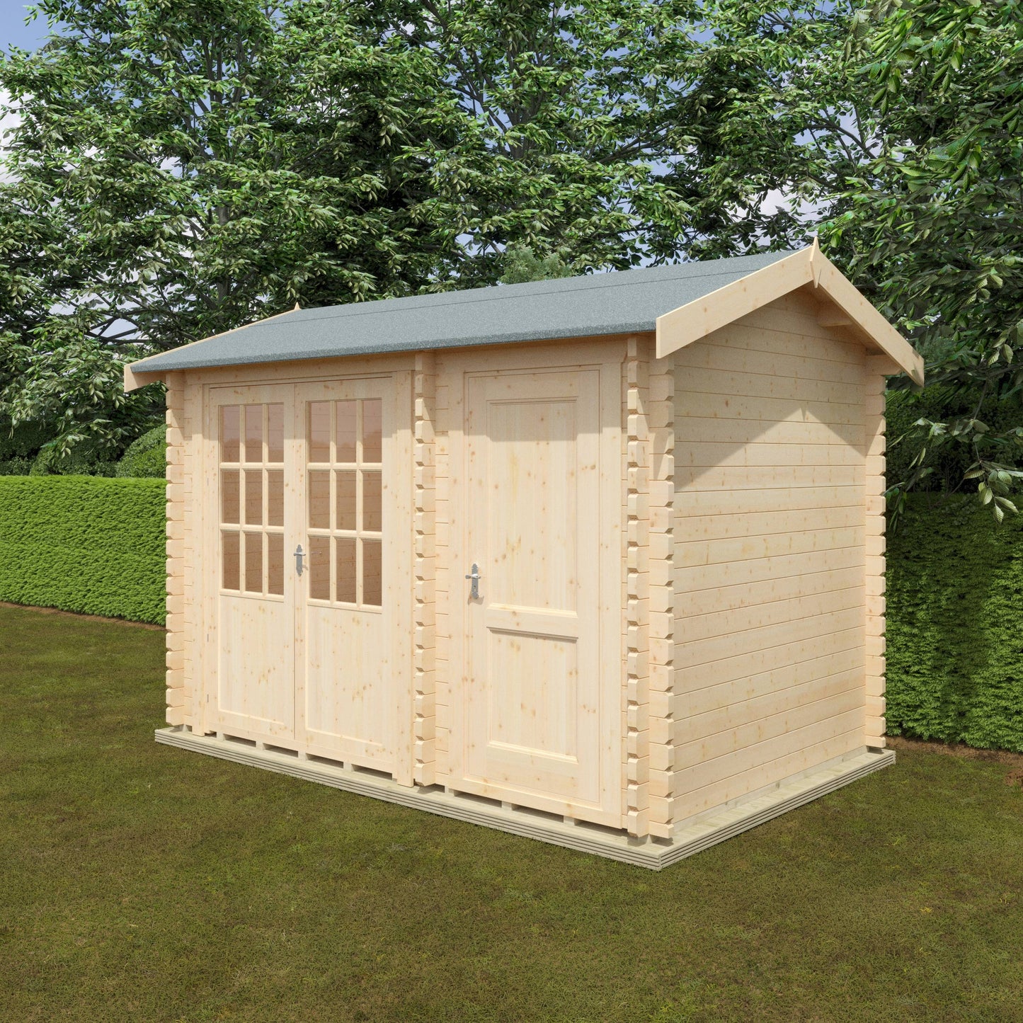 The Chatsworth 44mm - Log Cabins - Plymouth Sheds