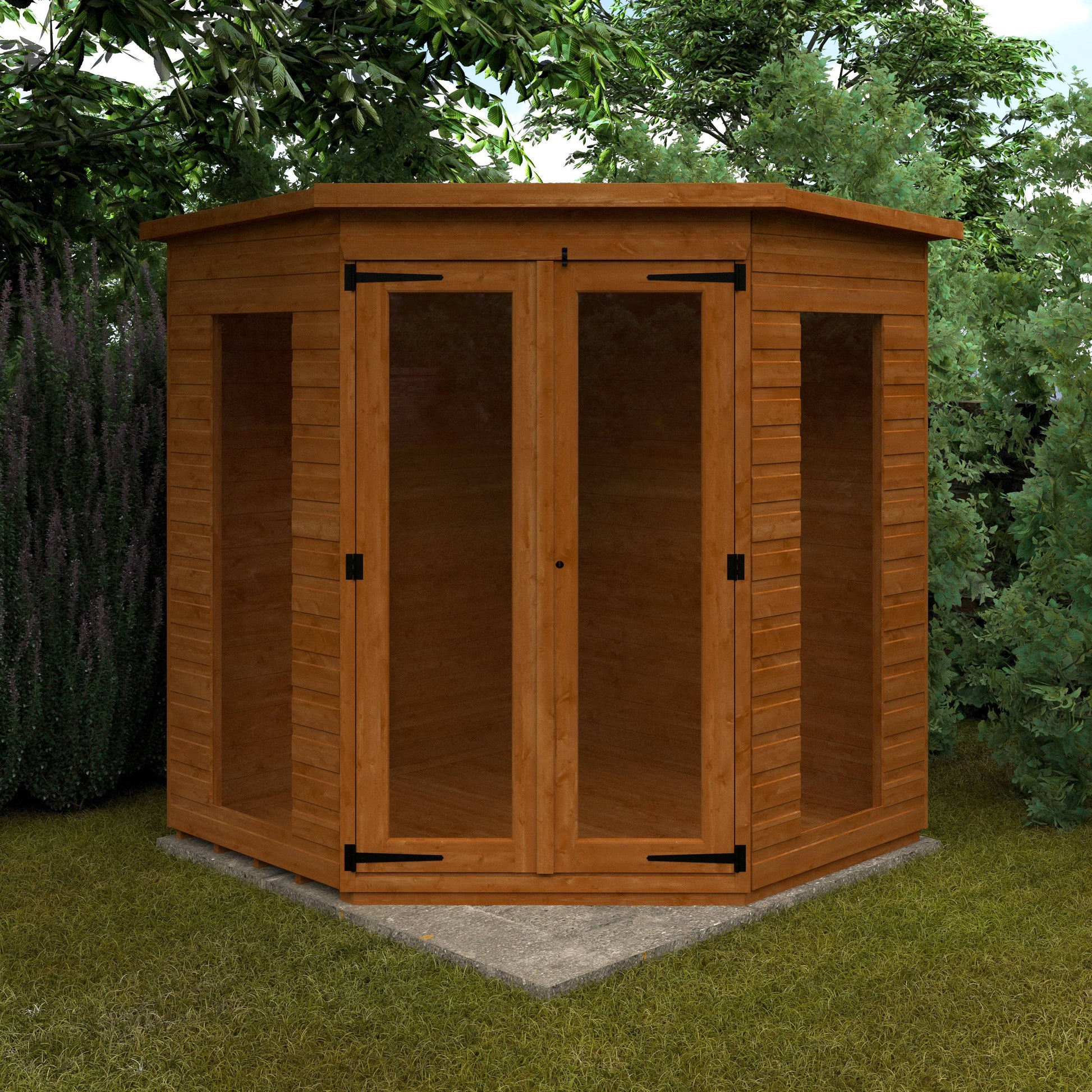 Full Pane Cornerhouse - Standard Summerhouse - Plymouth Sheds