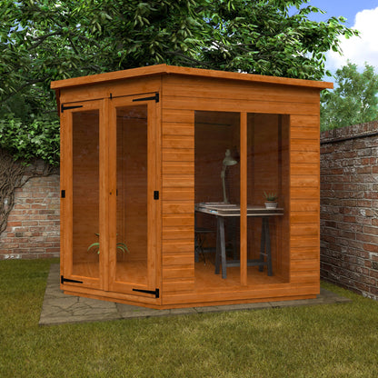 Full Pane Cornerhouse - Standard Summerhouse - Plymouth Sheds