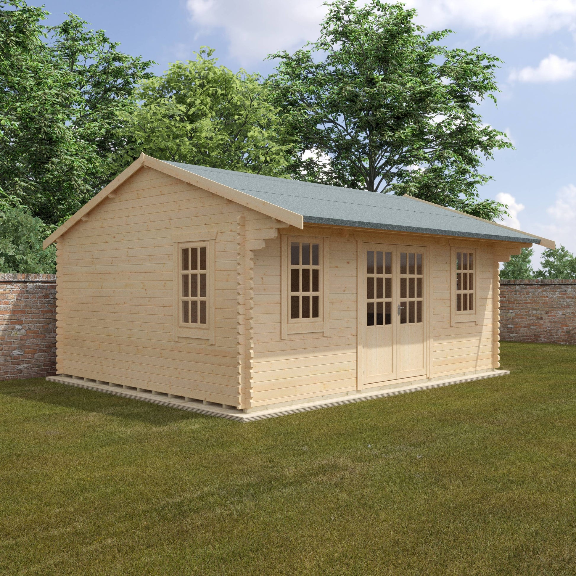 The Dalton 44mm - Log Cabins - Plymouth Sheds