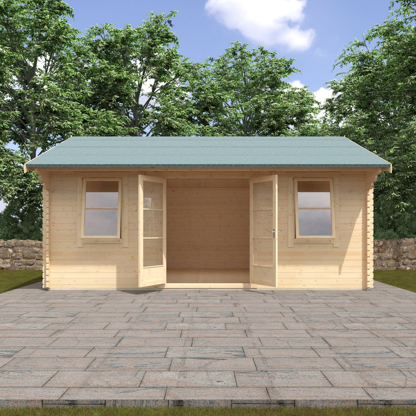 The Dalton 44mm - Log Cabins - Plymouth Sheds