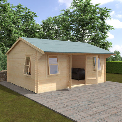 The Dalton 44mm - Log Cabins - Plymouth Sheds