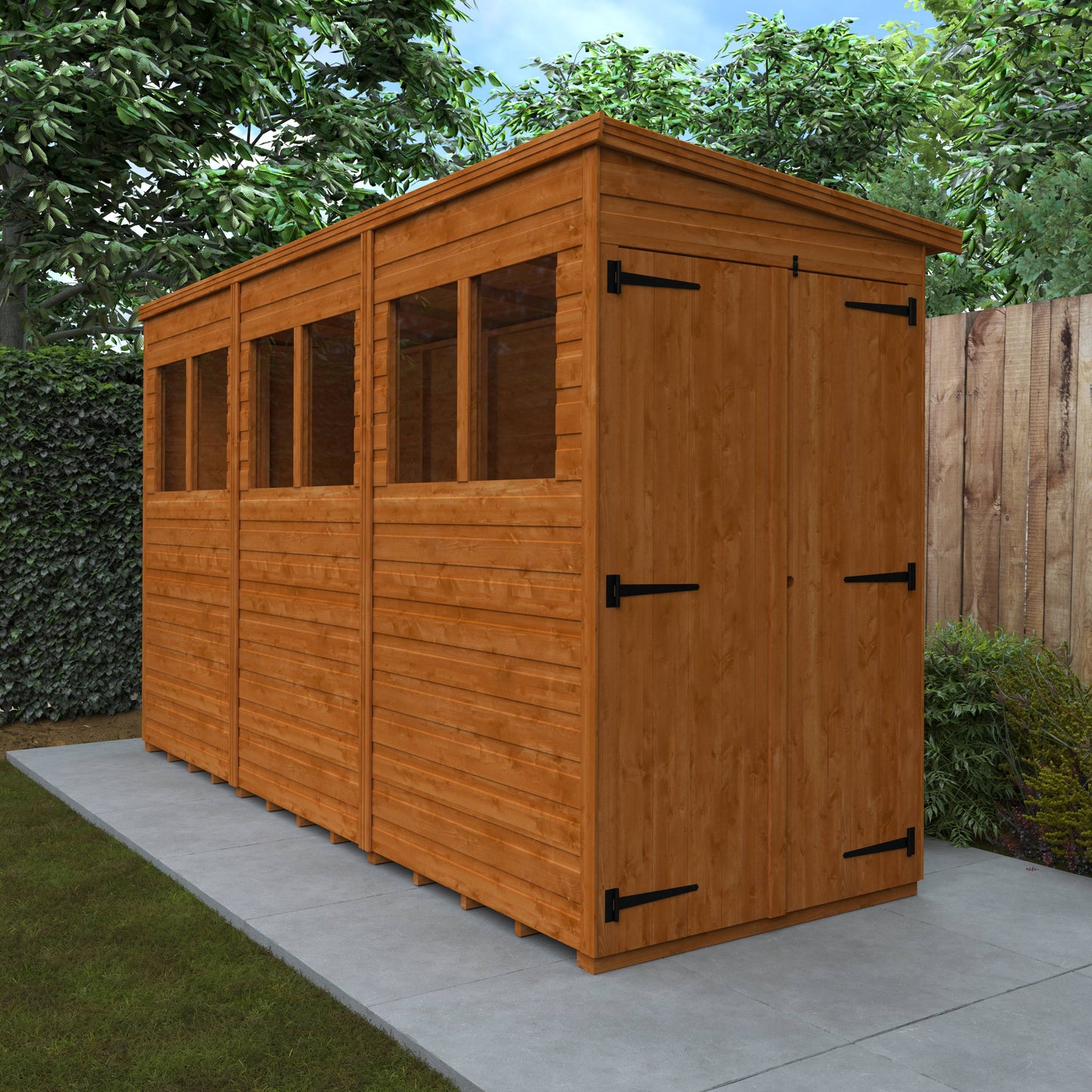 Flex Pent Double Door - Express Flex Ranges - Plymouth Sheds