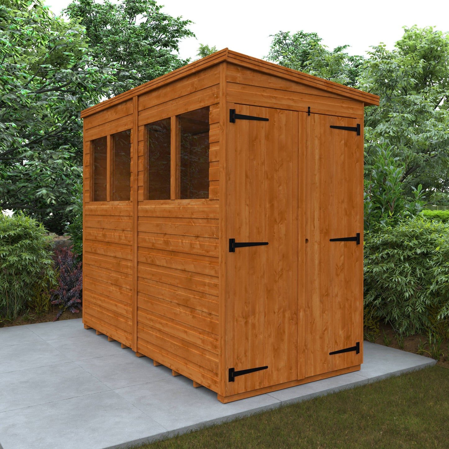 Flex Pent Double Door - Express Flex Ranges - Plymouth Sheds