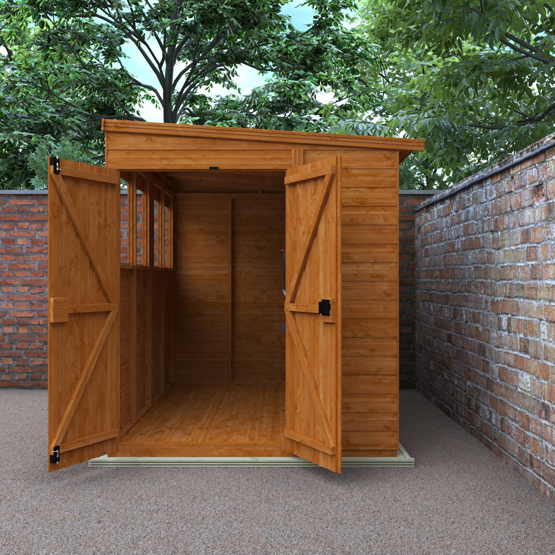 Flex Pent Double Door - Express Flex Ranges - Plymouth Sheds