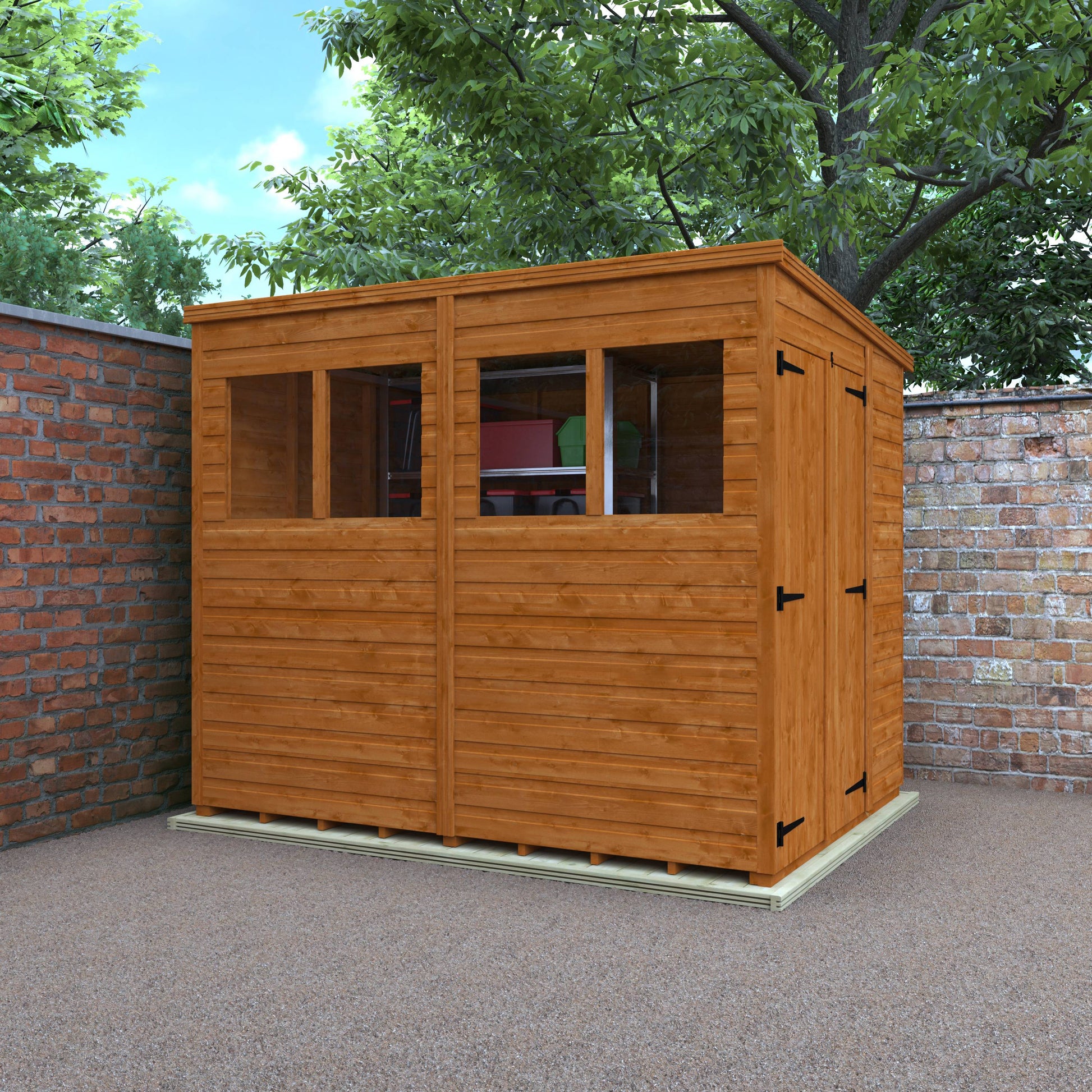 Flex Pent Double Door - Express Flex Ranges - Plymouth Sheds