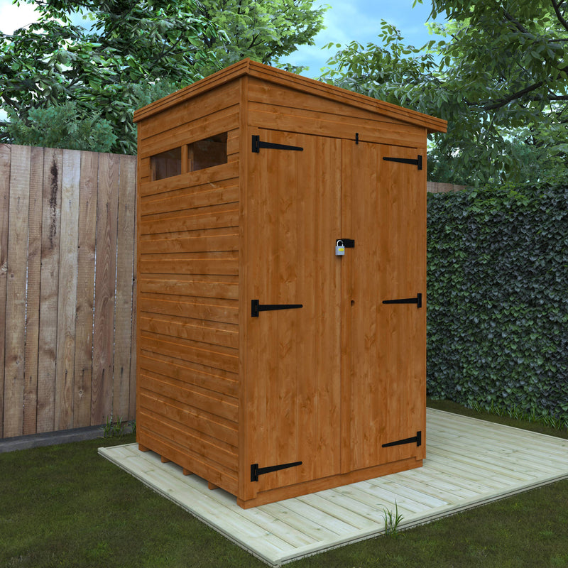 Flex Pent Security Double Door - Express Flex Ranges - Plymouth Sheds