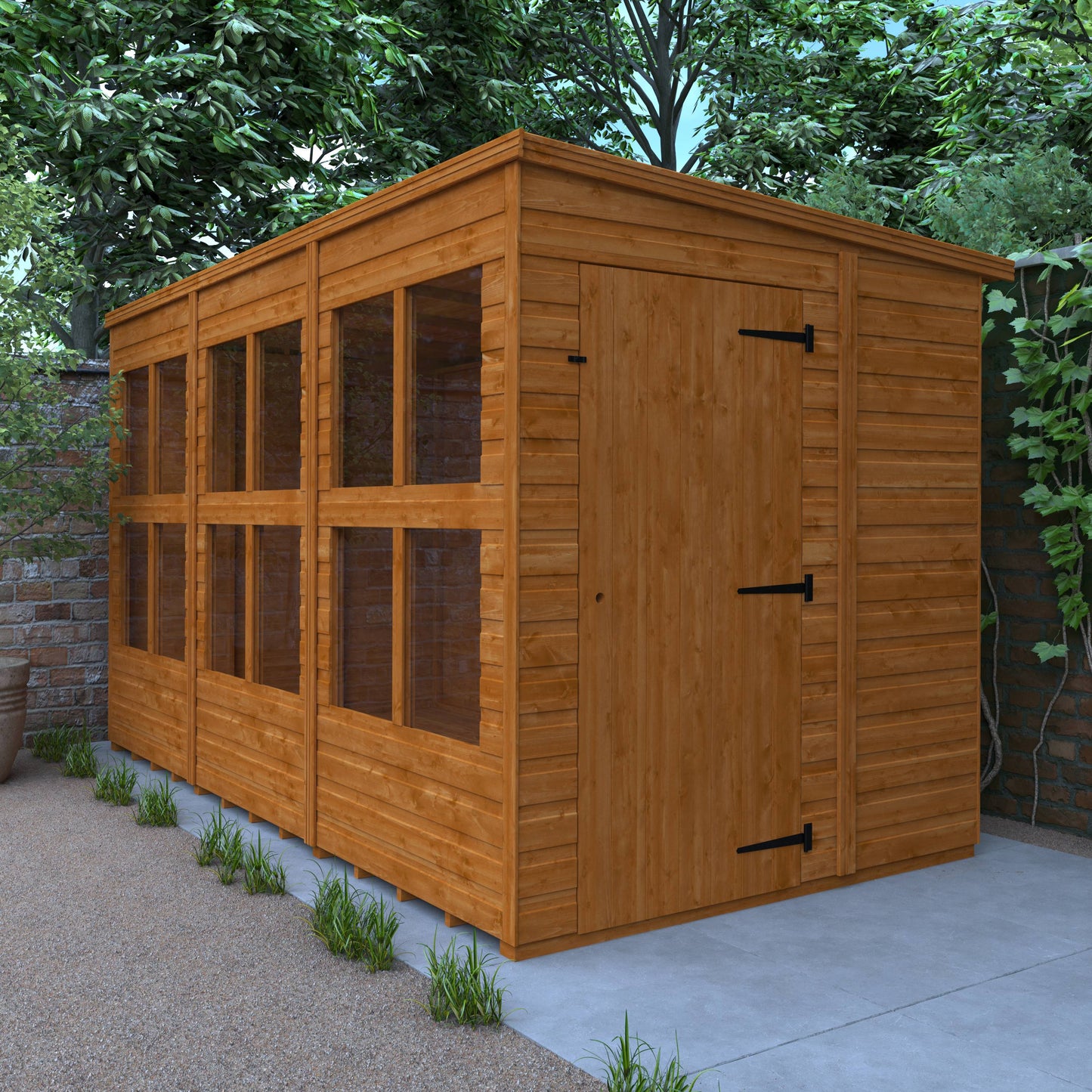 Flex Pent Sunroom - Flex Ranges - Plymouth Sheds