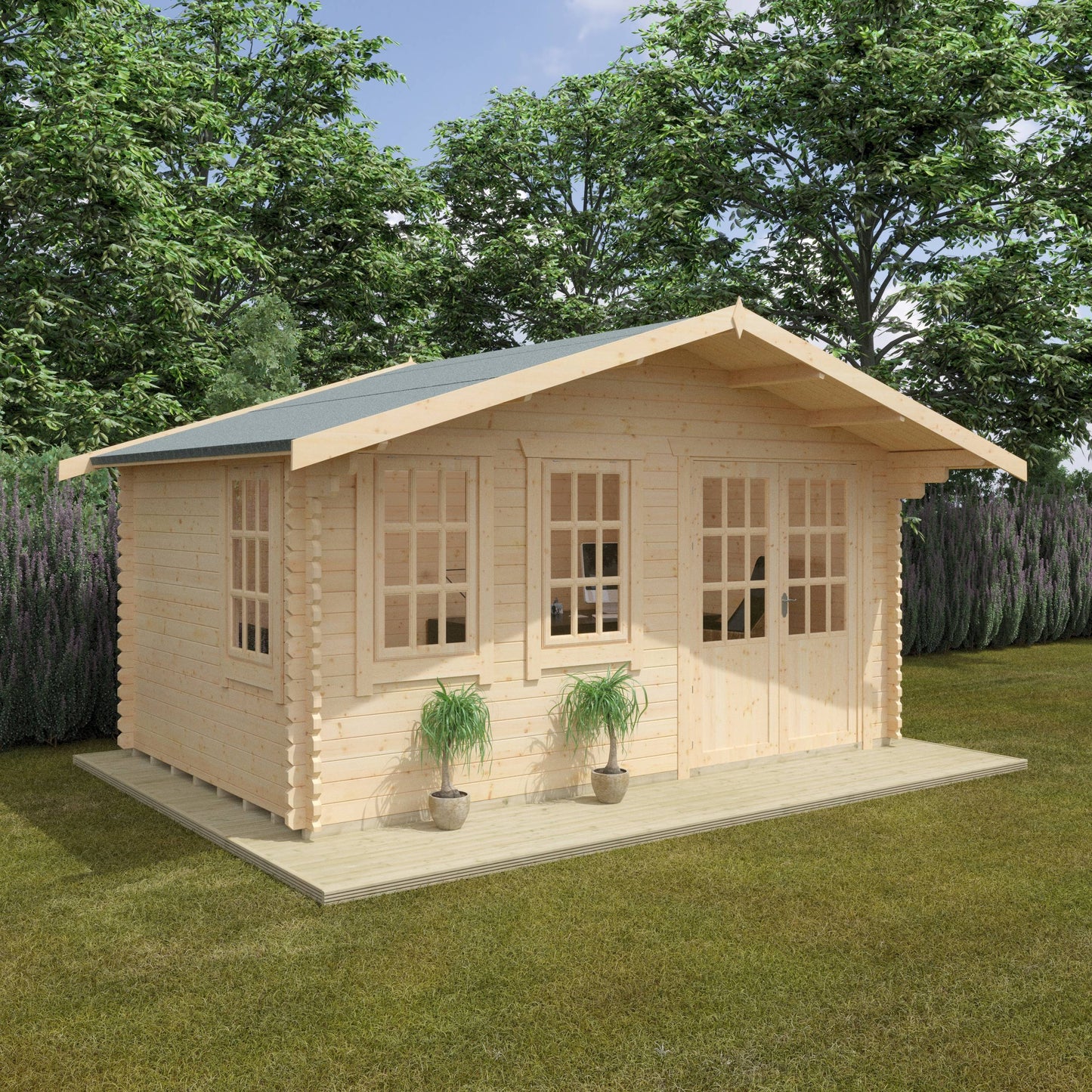 The Forde 44mm - Log Cabins - Plymouth Sheds