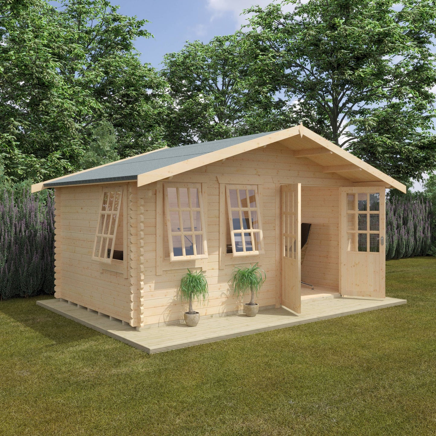 The Forde 44mm - Log Cabins - Plymouth Sheds