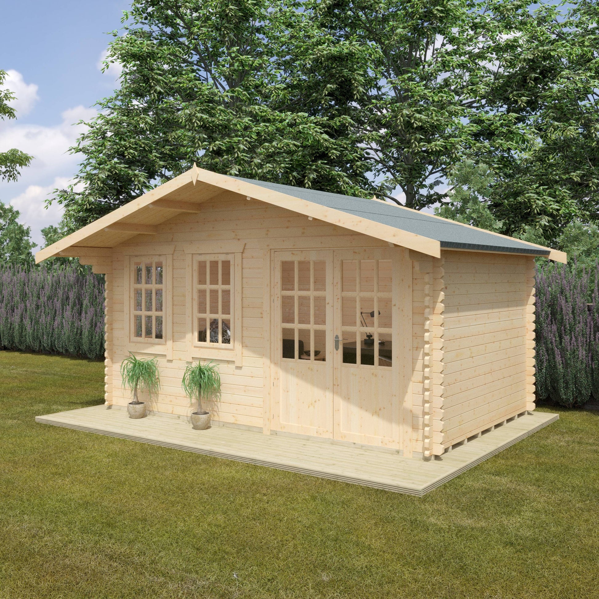 The Forde 44mm - Log Cabins - Plymouth Sheds