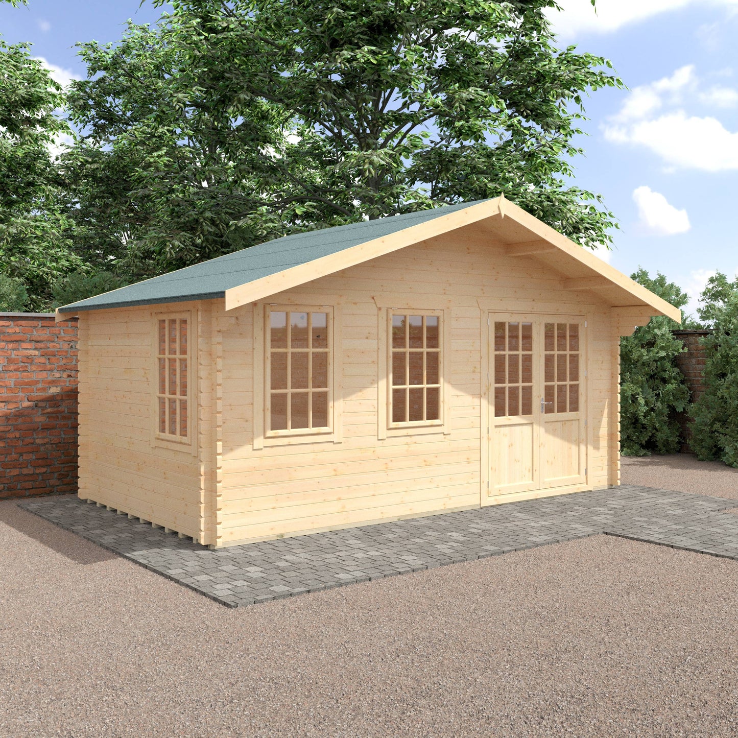 The Forde 44mm - Log Cabins - Plymouth Sheds
