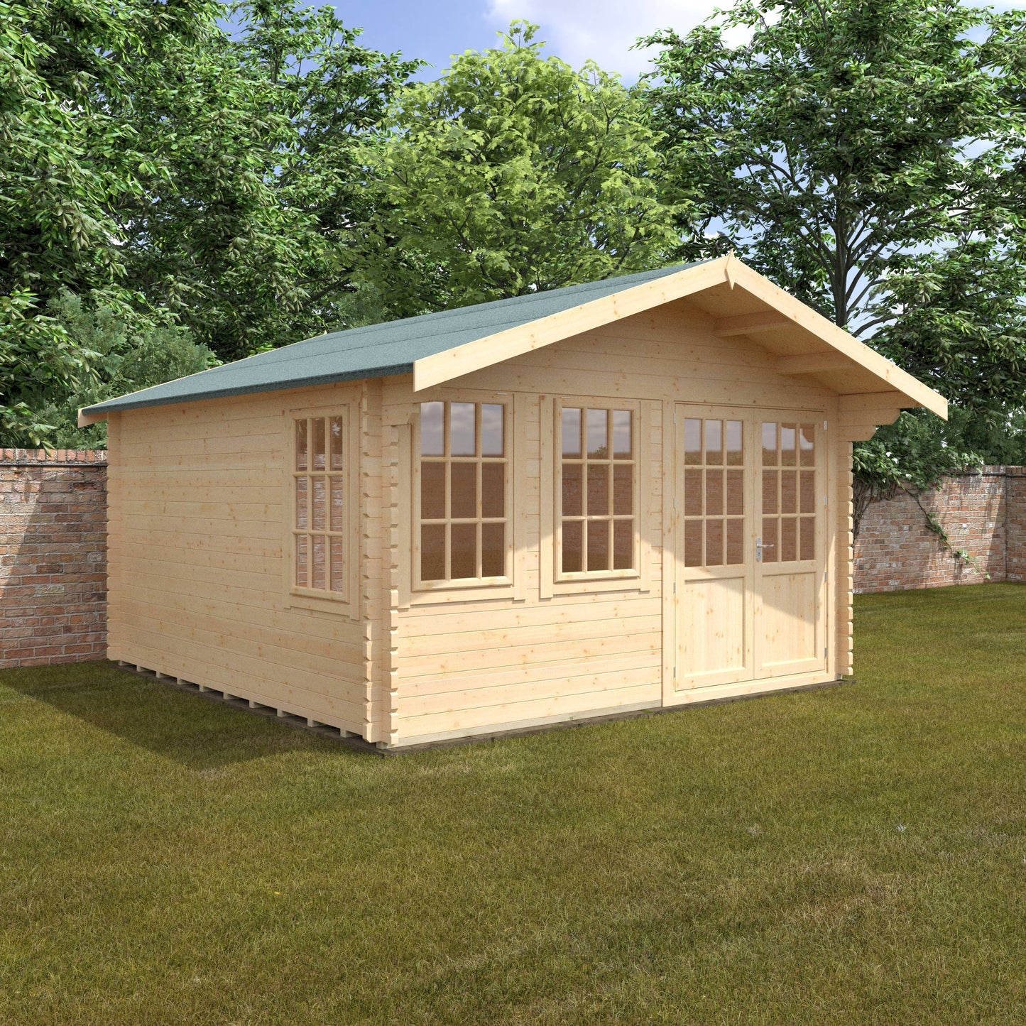 The Forde 44mm - Log Cabins - Plymouth Sheds