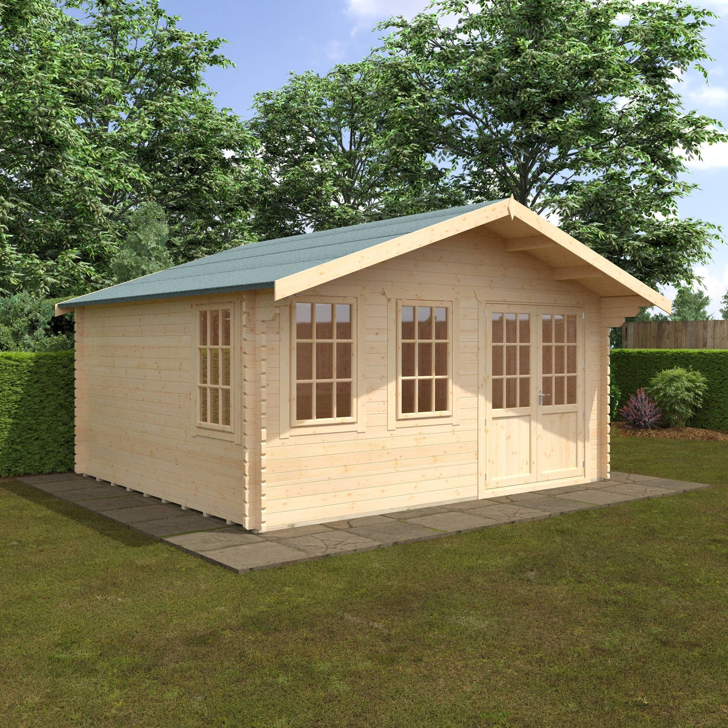 The Forde 44mm - Log Cabins - Plymouth Sheds