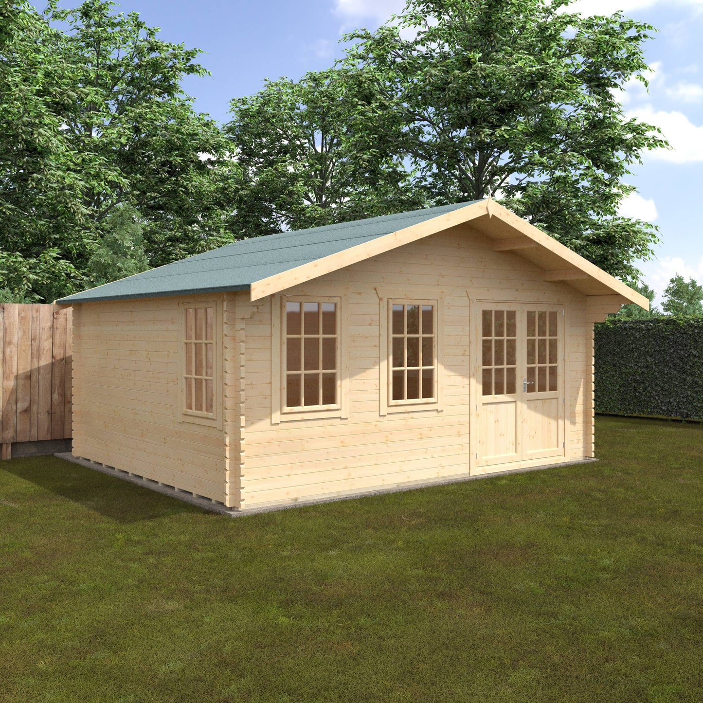 The Forde 44mm - Log Cabins - Plymouth Sheds