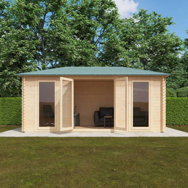 The Regatta Garden Office Log Cabin 44mm