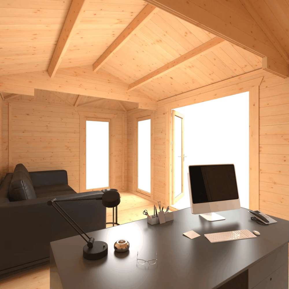 The Regatta Garden Office Log Cabin 44mm
