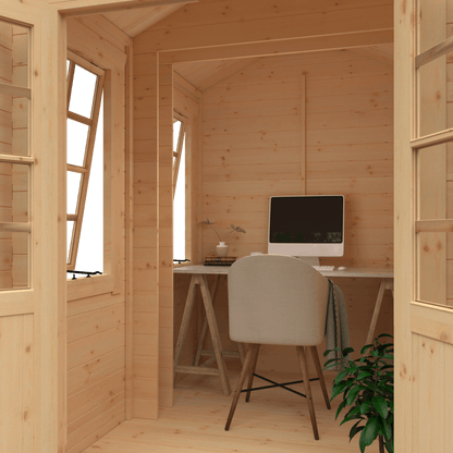 The Georgia 19mm - Log Cabins - Plymouth Sheds