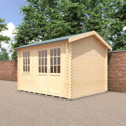 The Henley 28mm/44mm - Log Cabins - Plymouth Sheds