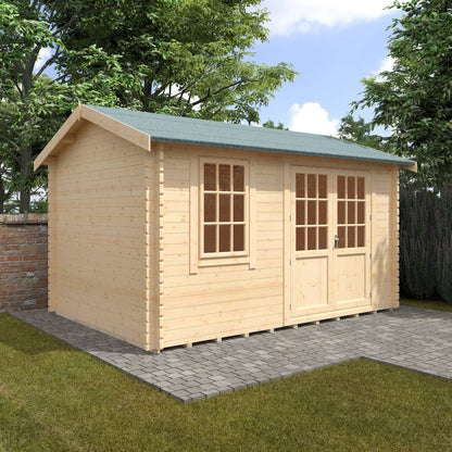 The Henley 28mm/44mm - Log Cabins - Plymouth Sheds