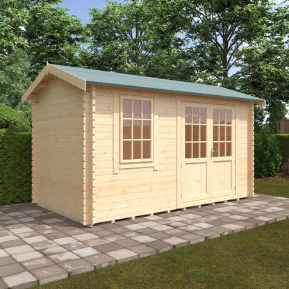 The Henley 28mm/44mm - Log Cabins - Plymouth Sheds