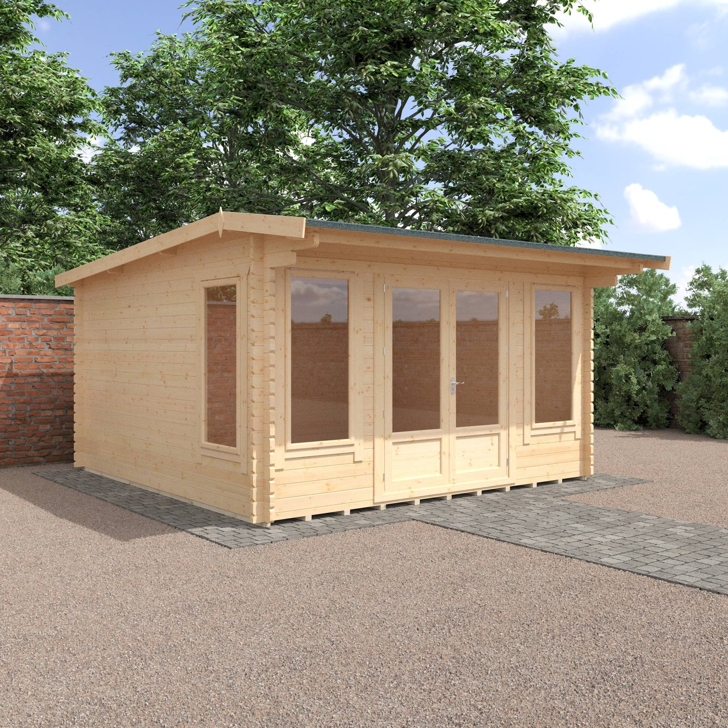 The Jacob 44mm - Log Cabins - Plymouth Sheds