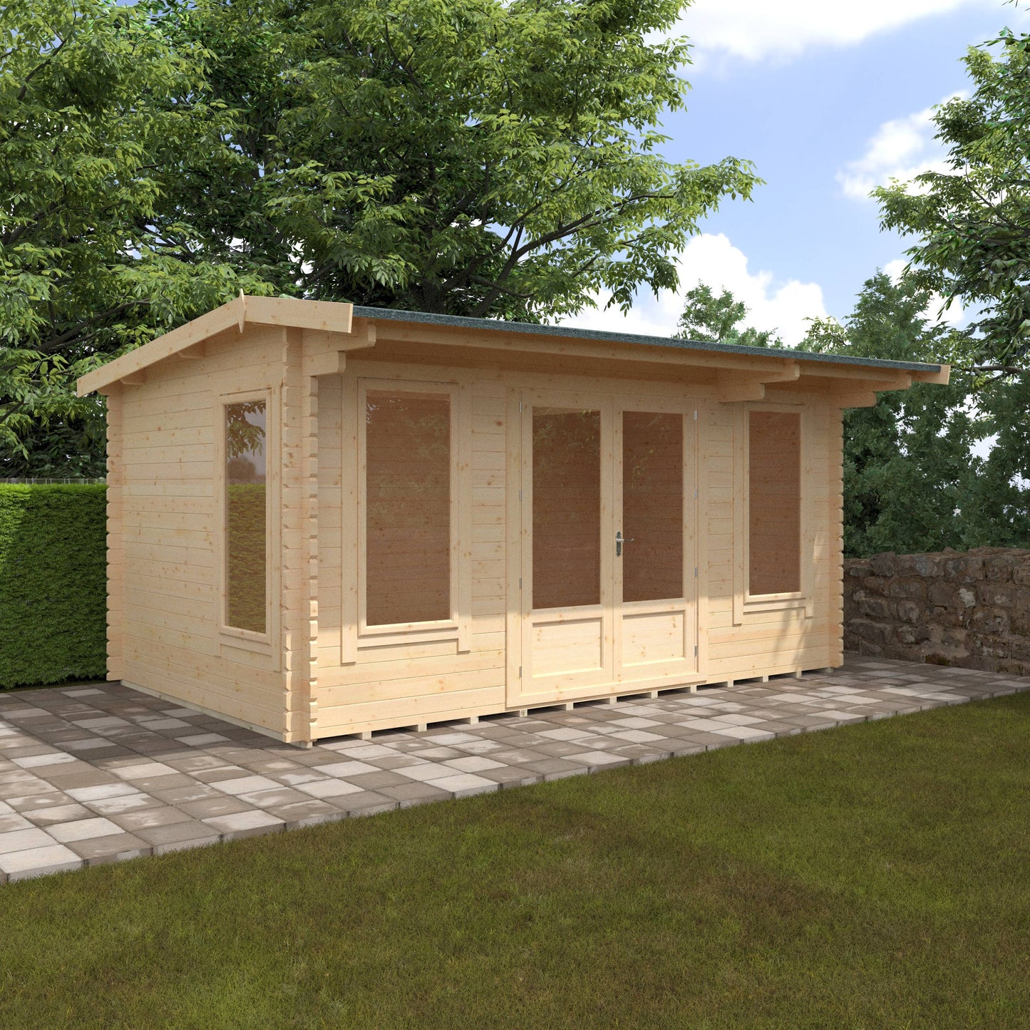 The Jacob 44mm - Log Cabins - Plymouth Sheds