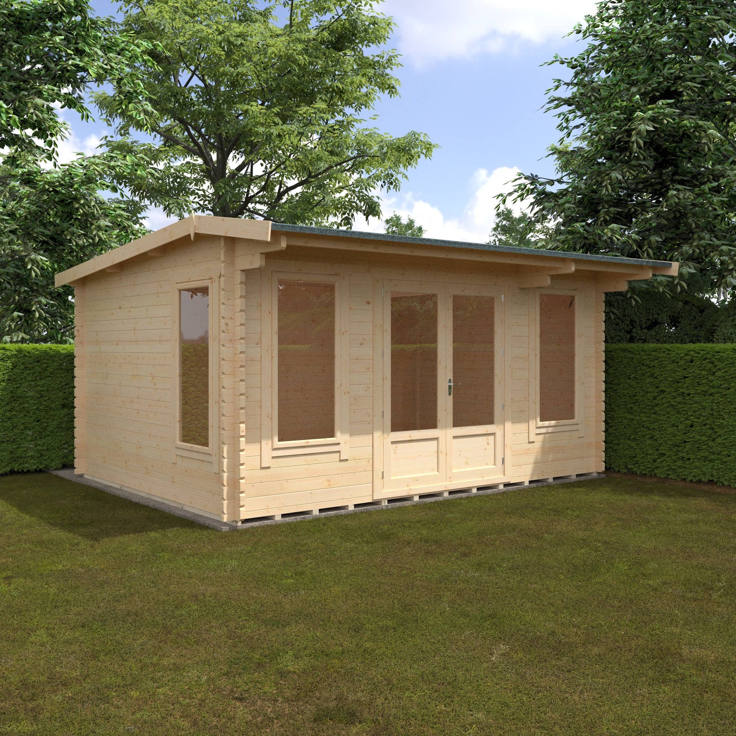 The Jacob 44mm - Log Cabins - Plymouth Sheds