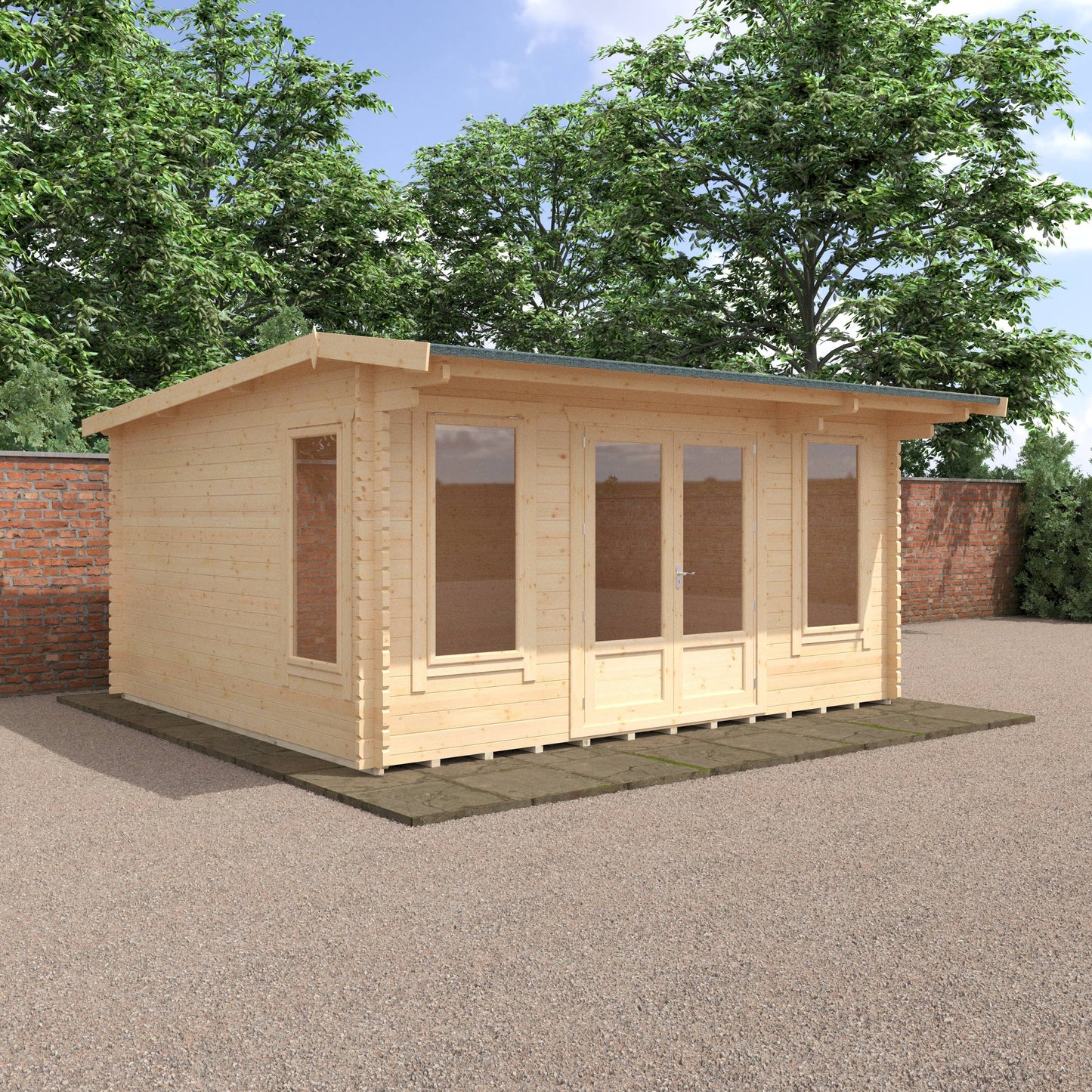 The Jacob 44mm - Log Cabins - Plymouth Sheds