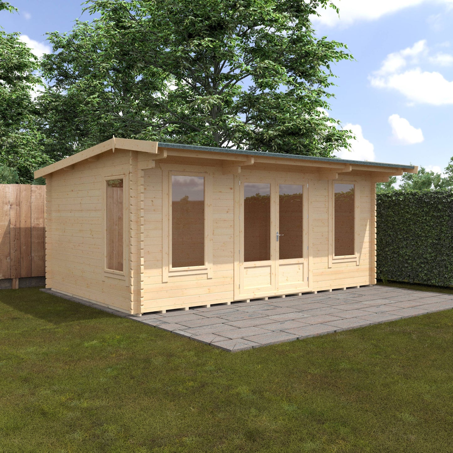 The Jacob 44mm - Log Cabins - Plymouth Sheds