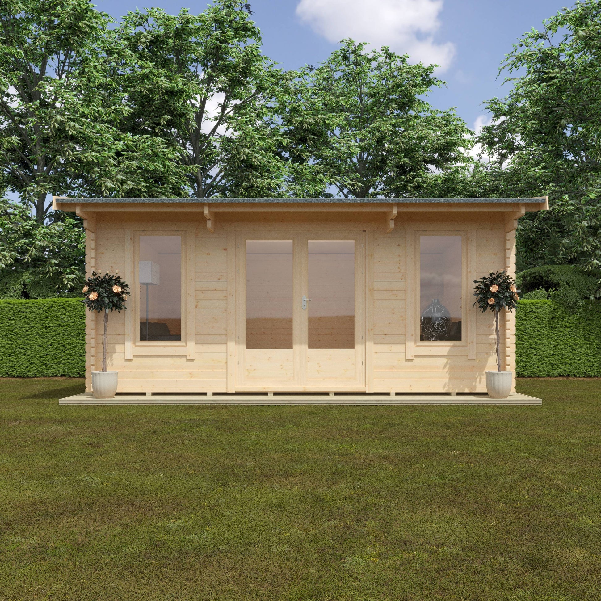 The Jacob 44mm - Log Cabins - Plymouth Sheds