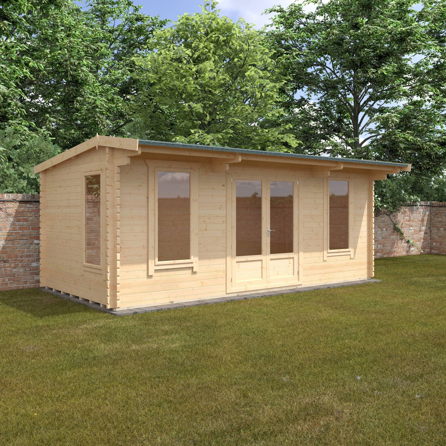 The Jacob 44mm - Log Cabins - Plymouth Sheds