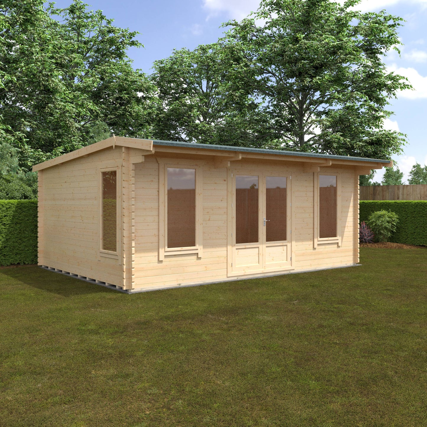 The Jacob 44mm - Log Cabins - Plymouth Sheds