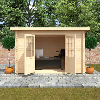 The Kingsley 28mm/44mm - Log Cabins - Plymouth Sheds