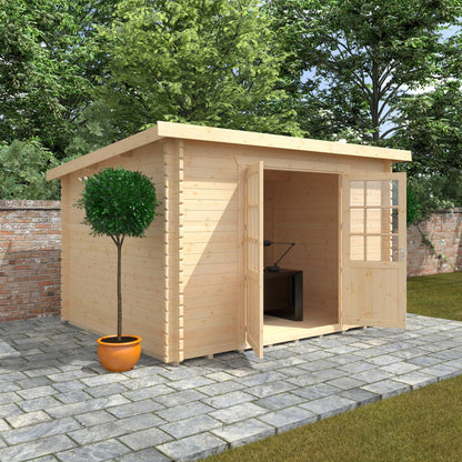 The Kingsley 28mm/44mm - Log Cabins - Plymouth Sheds
